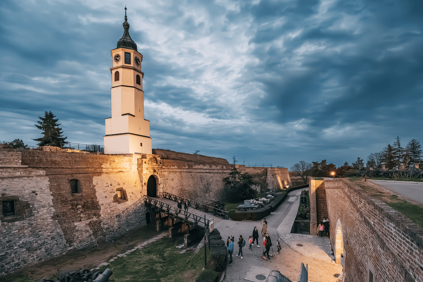 02 December 2023, Belgrade, Serbia_ Iconic Kalemegdan_ Belgrade's Historic Fortress, Epitomizing the City's Rich Heritage and Charm.